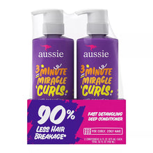 Aussie 3 Minute Miracle Curls Detangling Deep Conditioner Treatment with Coconut Oil, 2 pk./16 oz.