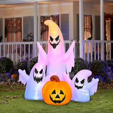 Gemmy Halloween Inflatable Spooky Ghost Trio