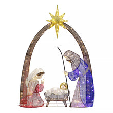 Belén preiluminado Berkley Jenson de 72 pulgadas con arco