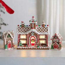 Berkley Jensen Clay Dough LED Gingerbread House -Set of 3
