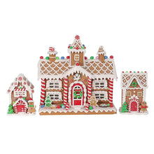 Berkley Jensen Clay Dough LED Gingerbread House -Set of 3