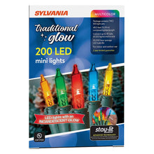 Luces LED multicolores brillantes tradicionales Sylvania Staylit, 200 unidades.