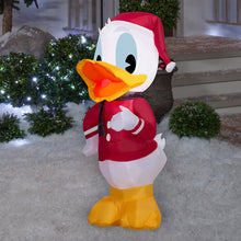 Disney Christmas 3.5' Inflatable Donald Duck in Santa Suit