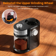VAVSEA Burr Coffee Grinder, Electric Coffee Bean Grinder with 18 Precise Grind Settings, 3-18 Cup, for Espresso/Drip/Pour over/Cold Brew/French Press