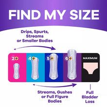 Always Discreet Adult Incontinence Pads, Heavy Absorbency, Long Length, Postpartum Pads, 117 ct.