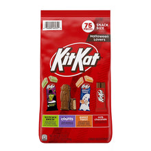 Kit Kat Assorted Flavored Wafer Snack Size, Halloween Candy Bag, 75 ct.