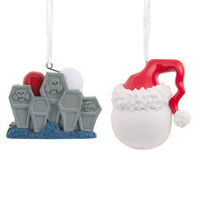 Hallmark The Nightmare Before Christmas Jack With Sally and Jack Head, Set of 2 Ornaments