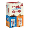 Think! High Protein Bar Variety Pack, Brownie Crunch, Peanut Butter, 20g Protein, 18 ct.