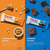 Think! High Protein Bar Variety Pack, Brownie Crunch, Peanut Butter, 20g Protein, 18 ct.