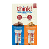 Think! High Protein Bar Variety Pack, Brownie Crunch, Peanut Butter, 20g Protein, 18 ct.
