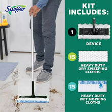 Kit de limpieza y fregado de suelos Swiffer Sweep and Mop Deluxe 2 en 1