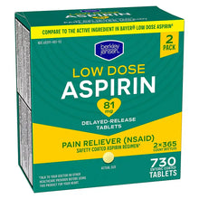 Berkley Jensen Aspirin 81mg Low-Dose Tablets, 730 ct.