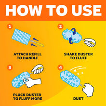 Kit de inicio para plumero Swiffer con mango corto, 24 recambios de plumero