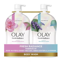 Olay Fresh Radiance Body Wash, Essence of Birch Water & Lavender, Rose Water & Sweet Nectar, 35 fl. oz.