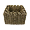 Scalloped Decorative Storage Bin, 3-Pc. Set