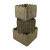 Scalloped Decorative Storage Bin, 3-Pc. Set