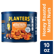 Honey Roasted Mixed Nuts, Party Snacks, Plant-Based Protein, 10 Oz Canister - Brands For Less USA