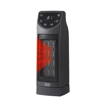 Calentador de escritorio oscilante de cerámica BLACK+DECKER con control remoto, calefactor y ventilador de 1500 W