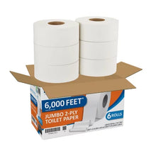 Marathon Jumbo Roll 2-Ply Toilet Paper, Septic Safe (1000 Ft./Roll, 6 Rolls) - Brands For Less USA