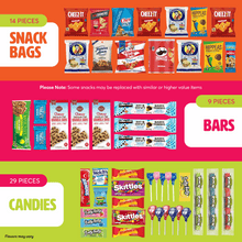 I AM Snacky - Snack Box (52 Count) Chips Candies Sweets for Home & Office