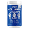 Orgain Grass-Fed Collagen and Micronized Creatine Monohydrate Powder, Unflavored, Canister, 1.95 lbs.
