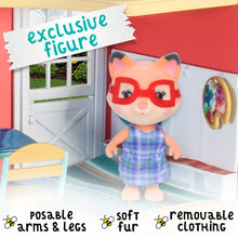 Honey Bee Acres Sunshine Meadow School – 21 Piece Miniature Dollhouse with Accessories & Exclusive Fox Figure – Pretend Play Set for Kids Ages 3+ - Brands For Less USA