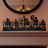 Berkley Jensen Metal Halloween Candle Holder with LED T-lights