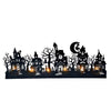 Berkley Jensen Metal Halloween Candle Holder with LED T-lights