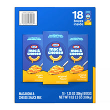Kraft Original Mac & Cheese Macaroni and Cheese Dinner, 18 ct./7.25 oz.