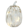 Berkley Jensen Marble Glass Pumpkin with LED Light, 3 Pc.