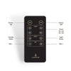 Lumipur Premium Wax LED Taper Candle Set with Brass Holders & Wireless Remote