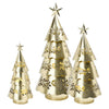 Berkley Jensen LED Metal Cut Out Trees, Set of 3