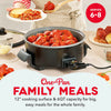 Dash Extra-Deep Electric Skillet with Ceramic Nonstick Surface - Black, 12"