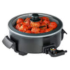 Dash Extra-Deep Electric Skillet with Ceramic Nonstick Surface - Black, 12"
