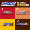 Snickers Satisfying Mix Variety Milk Chocolate Bars, Full Size, 12 ct.