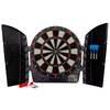 Franklin Sports Electronic Dartboard Set - Soft Tip Electronic Dartboard with Cabinet and Darts