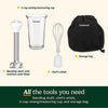 Cuisinart Smart Stick Immersion Blender with Whisk, Storage Bag, and Mixing Cup