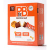PBfit Peanut Butter Chocolate Protein Bars, 40/30/30 Macros, 24g Plant-Based Protein, 12 pk./2.47 oz.