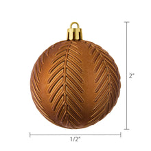 50-Count Brown Shatterproof Ball Christmas Ornaments, by Holiday Time