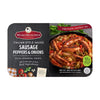 Mama Mancini's Italian Style Sauce Sausage Peppers & Onions, Fully Cooked, 17g Protein, Serves 6, 3 lbs.