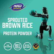NOW Foods, Sports, Sprouted Brown Rice Protein Powder, Unflavored, 2 lbs (907 g) - Brands For Less USA