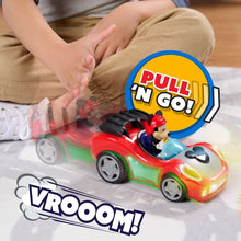 Mickey Mouse Rev 'n Go Vehicles with Lights and Sounds, Mickey's Car, Mickey Mouse Phrases Baby and Toddler Toys