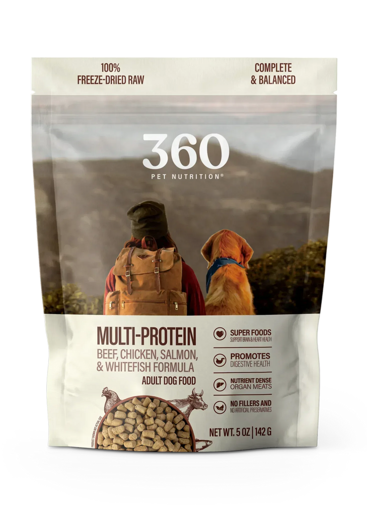 360 Pet Nutrition Multi Protein Flavor Freeze Dried Dog Food– Brands ...