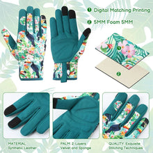 Hengguang Gardening Gloves for Women - Thorn Proof & Puncture Resistant, Breathable Floral Gloves for Rose Pruning,Mother's Day Gift (Floral Design) - Brands For Less USA