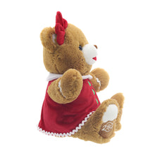 Gingerbread Girl 2025 Teddy Bear Christmas Plush, Brown, 15", by Holiday Time