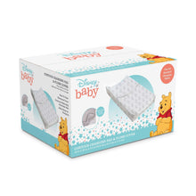 Disney Winnie the Pooh Contoured Changing Pad with Plush Cover by Delta Children – Machine Washable Cover and Waterproof Outer Layer, Grey