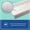 Sealy Soybean Comfort 3-Sided Contoured Diaper Changing Pad, White