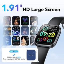 Smart Watch Fits for Android and iPhone, IP68 Waterproof Smartwatch for Women Men 100+ Sports Modes 1.91-inch Fitness Tracker, Smart Watch with Bluetooth Call(Answer/Make Calls), for Gift Black - Brands For Less USA