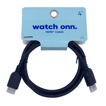 Onn. 4ft HDMI Cable, Black Color - Brands For Less USA