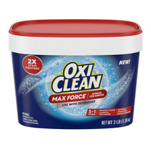 OxiClean Max Force Advanced Stain Remover Powder, To Use with Detergent, 3 lbs